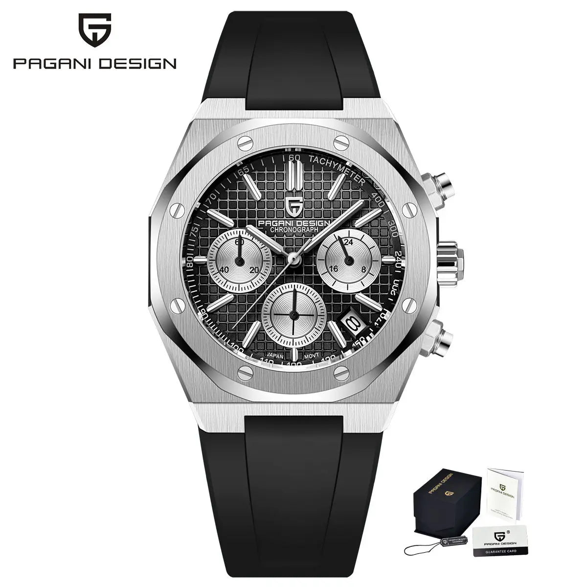 Montre Chronographe Homme Pagani Design PD-1707 Quartz VK63 Saphir 200m – CLEVI Paris