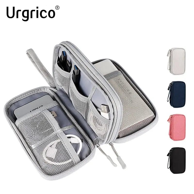 Pochette Organisateur Câbles Voyage Nylon Imperméable 1 ou 2 Couches – CLEVI Paris