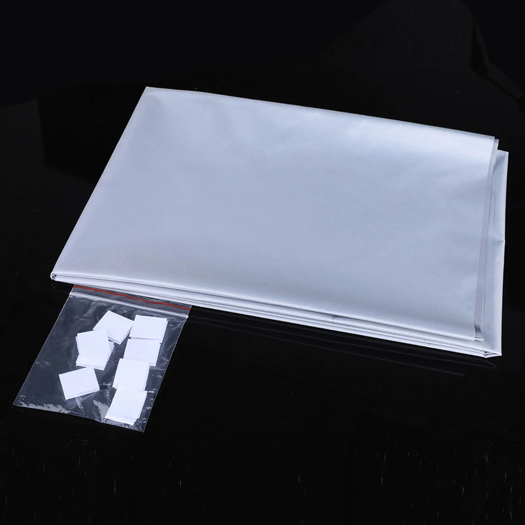 Toile de Projection Portable 16:9 Grise – Anti-Lumière, Sans Cadre, 60 à 120 Pouces, Home Cinéma & Bureau – CLEVI Paris