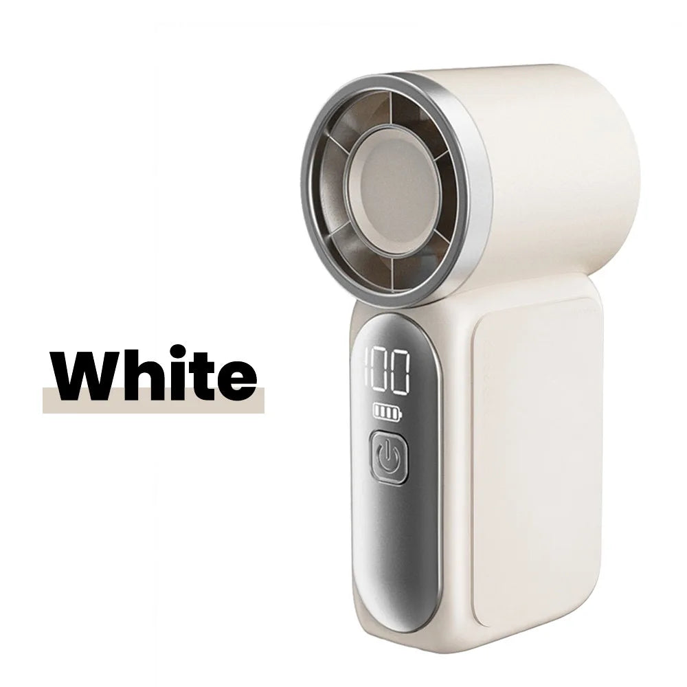 Ventilateur de poche rechargeable 5 vitesses USB-C – CLEVI Paris