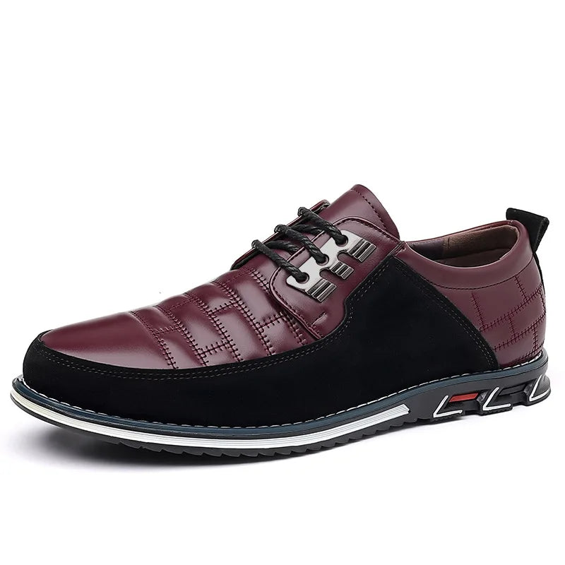 Chaussures Casual Homme PU Cuir Lacets Respirant Grande Taille | Business & Casual EU 38-50