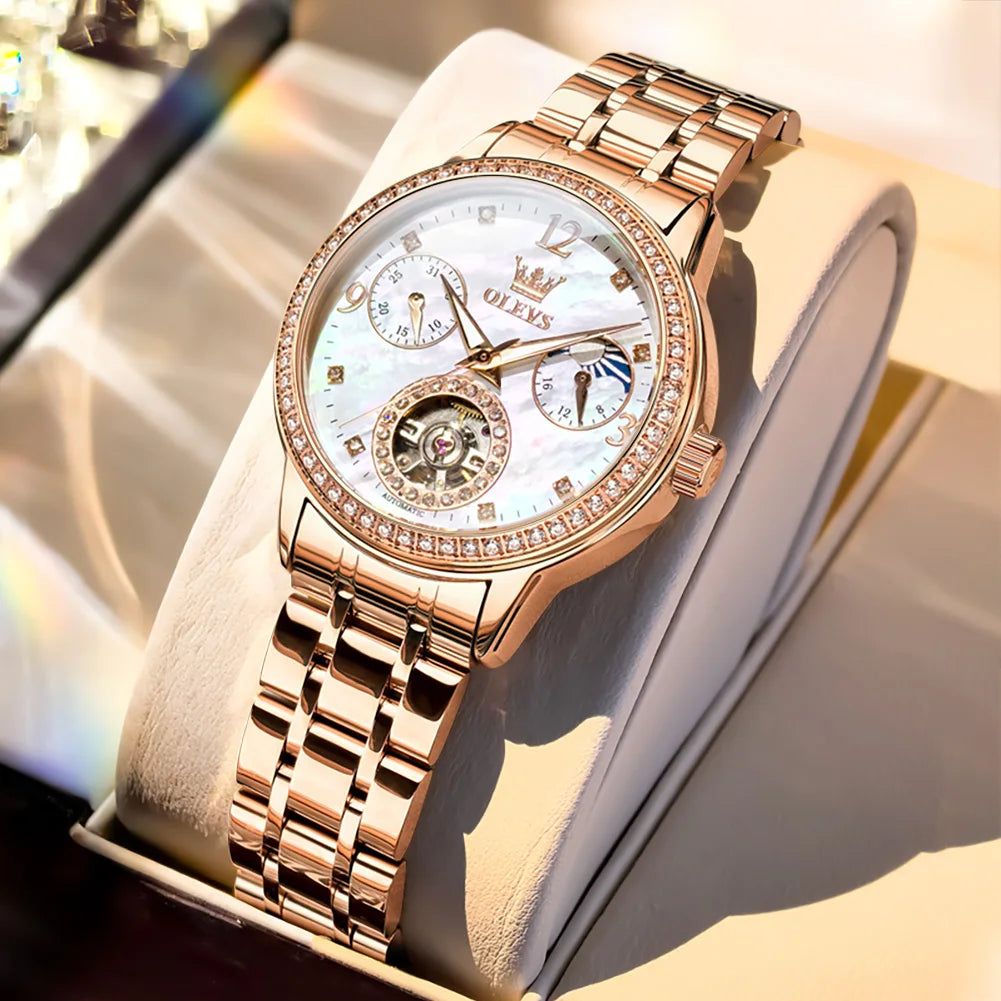 Montre automatique femme OLEVS 6750 – CLEVI Paris