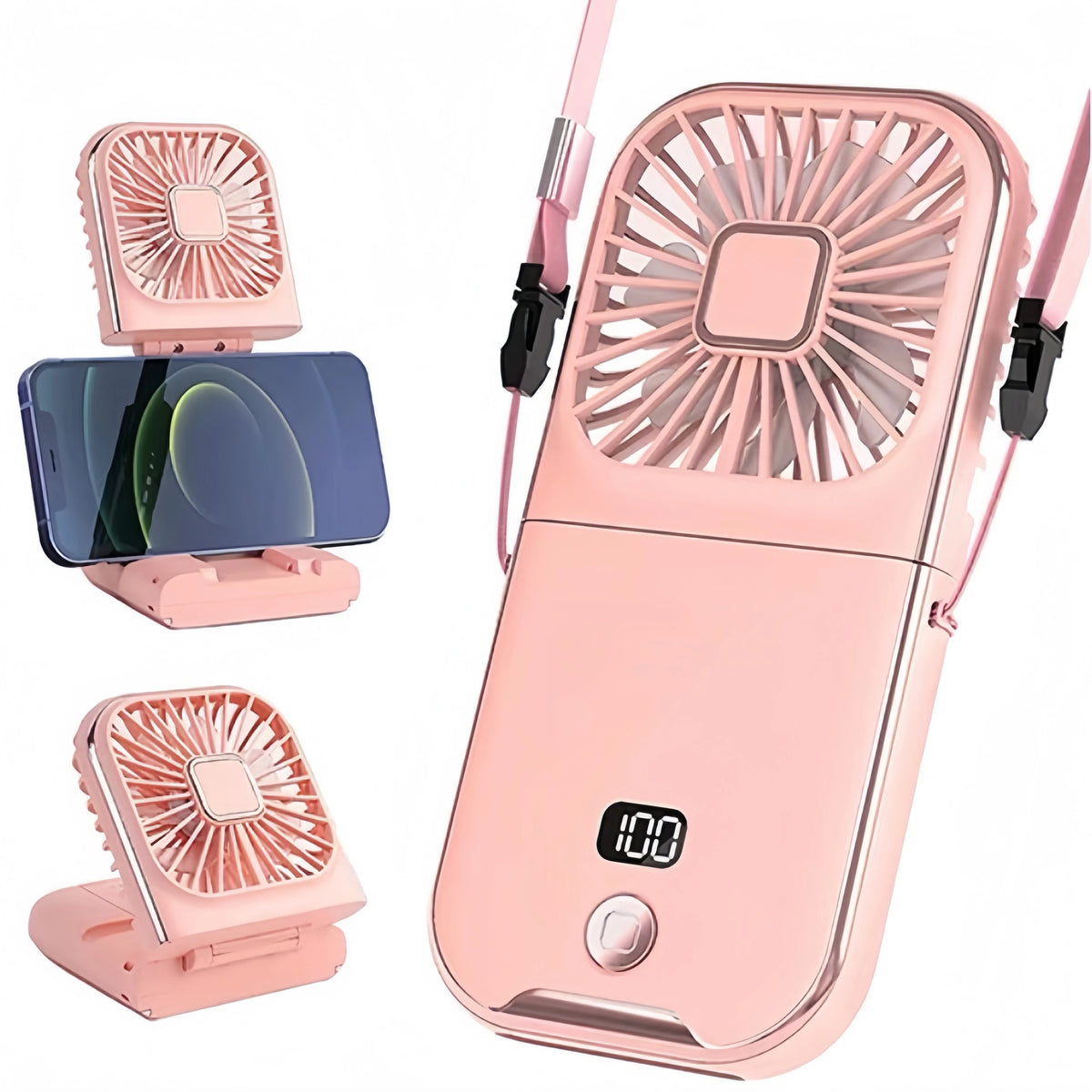 Ventilateur de cou F30 PRO rechargeable 3000 mAh – CLEVI Paris