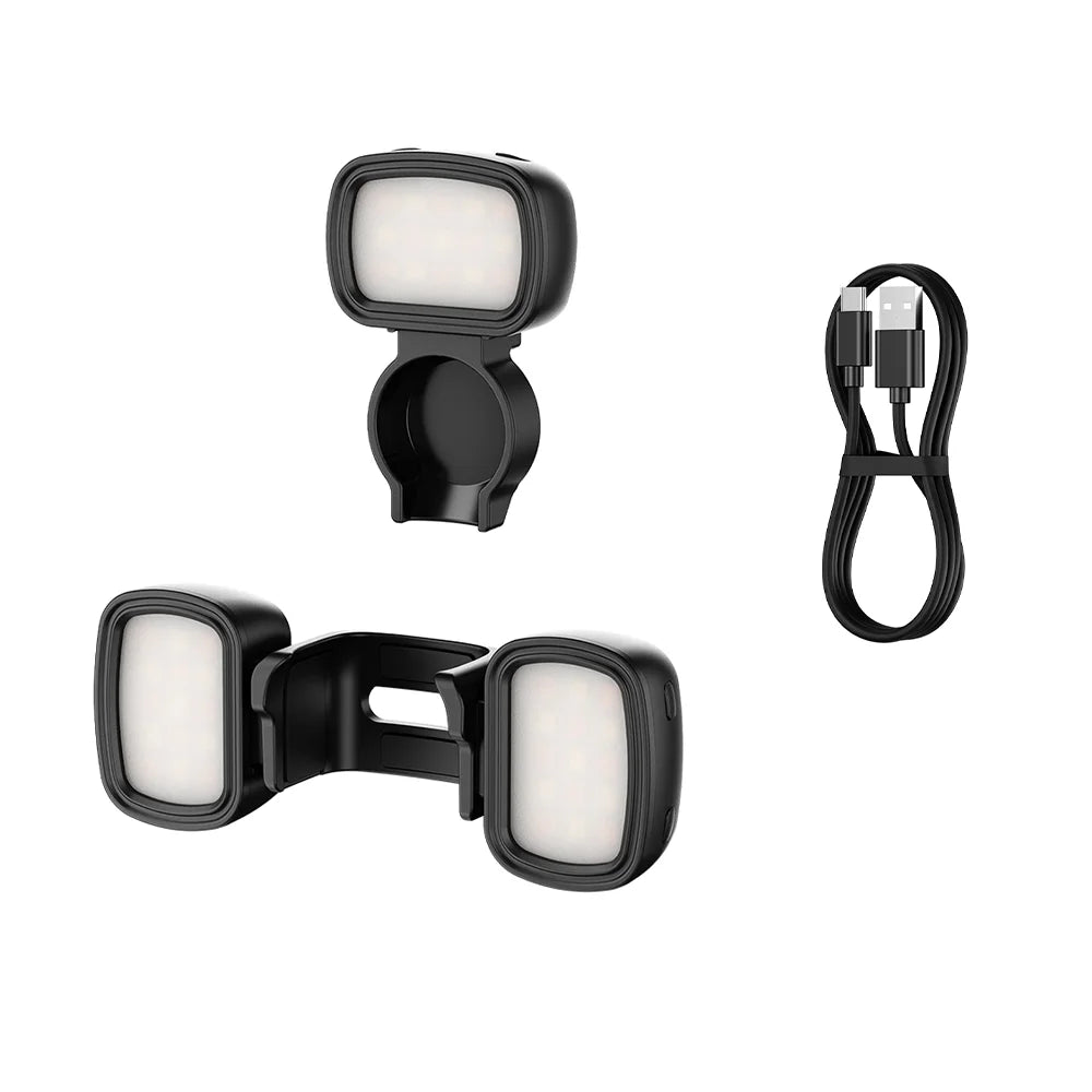 Lumière LED Magnétique JJC pour DJI Osmo Pocket 3 – 3 Modes de Couleur, Rechargeable USB & Ultra-Légère – CLEVI Paris