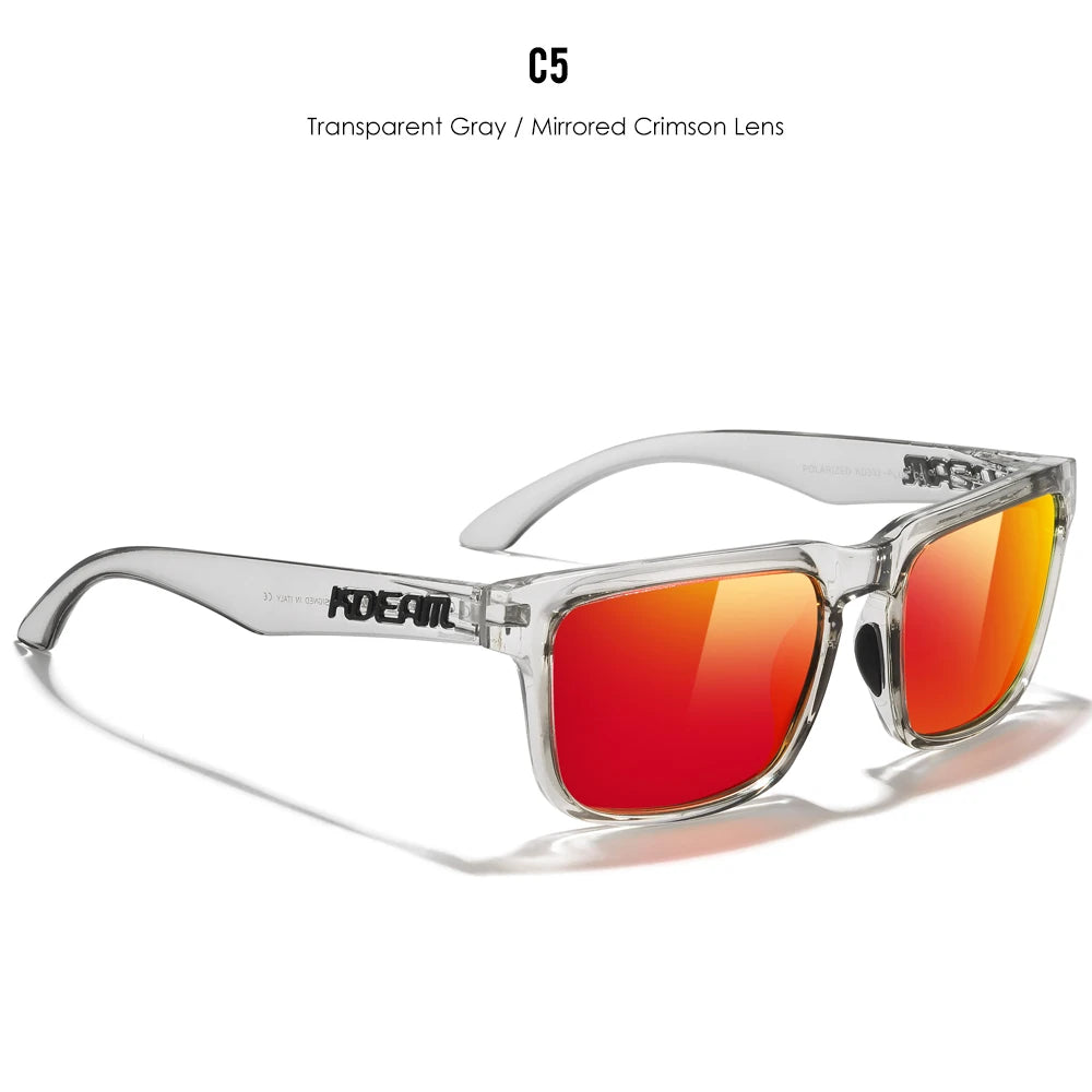 Lunettes de Soleil Polarisées Oversize Homme Femme – Verres Photochromiques Anti-Reflets UV400 – CLEVI Paris