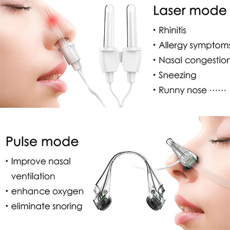 Dispositif Soin Nasal Rhinite Hailicare Pulse Basse Fréquence & Laser Cils Nasaux – CLEVI Paris