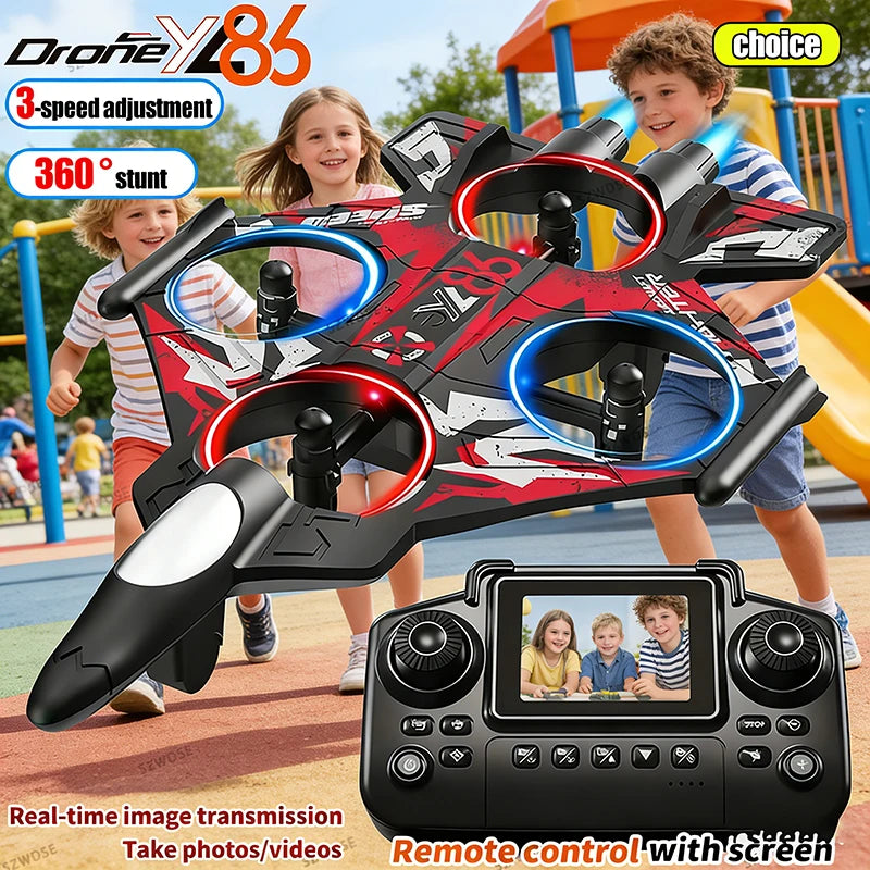 Mini Drone RC Mousse YL85/YL86 – WiFi 2,4G, Caméra, LED, Cascades 360°, Mode Sans Tête – CLEVI Paris