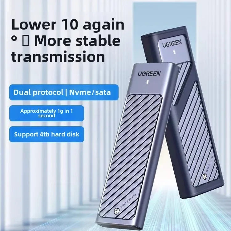 Boîtier SSD Externe M.2 NVMe Aluminium — USB-C Ultra-Rapide — CLEVI Paris
