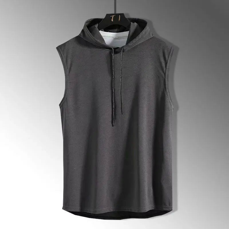 Débardeur Homme à Capuche – Style Hip Hop Streetwear Sans Manches