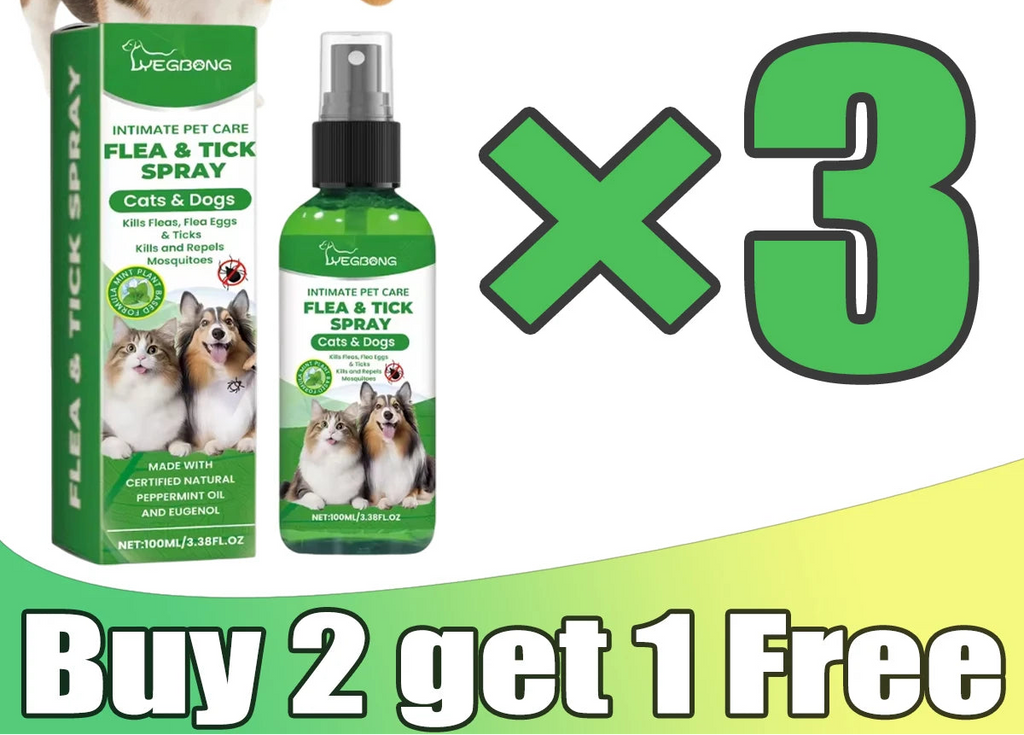 Spray anti-puces pour chiens et chats – CLEVI Paris