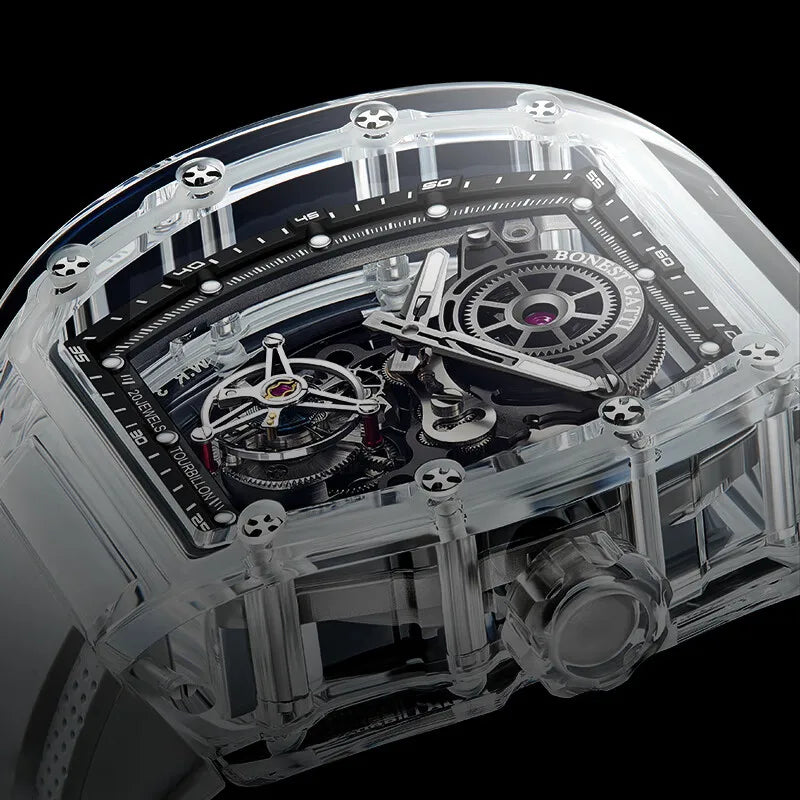 Montre Tourbillon Automatique Homme BONEST GATTI 45mm — CLEVI Paris