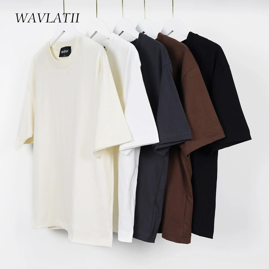 T-Shirt Unisexe Oversize Manches Drop-Shoulder Style Streetwear Coréen 5 Coloris – CLEVI Paris