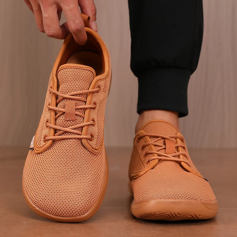 Sneakers Mesh Unisexe Respirantes Bout Large – CLEVI Paris