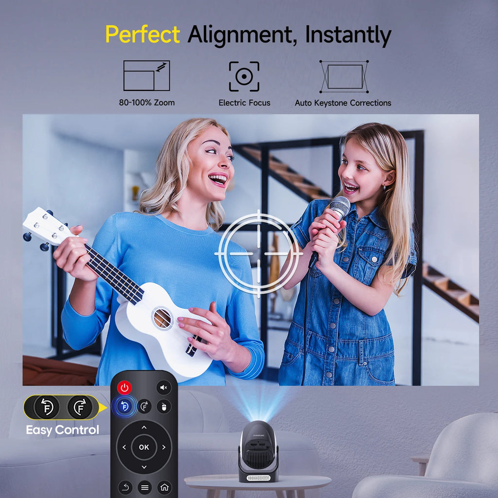Magcubic HY300X Projecteur Panda Android 11 720P 4K 300 ANSI Mise au Point Électrique WiFi 6 – CLEVI Paris
