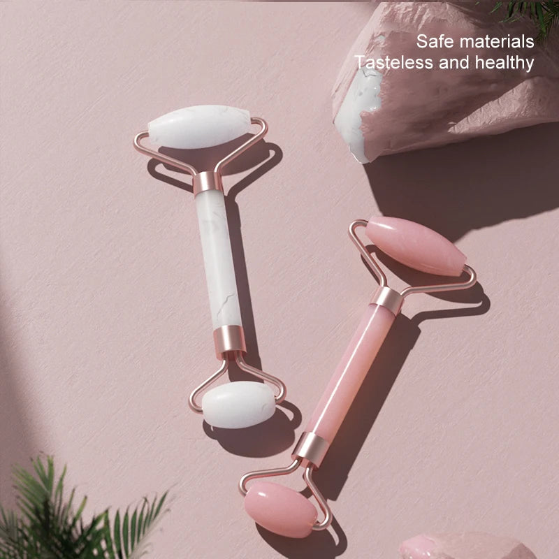 Rouleau Massage Facial en Résine — Visage, Cou & Yeux, Gua Sha Roller, Multi-Coloris | CLEVI Paris