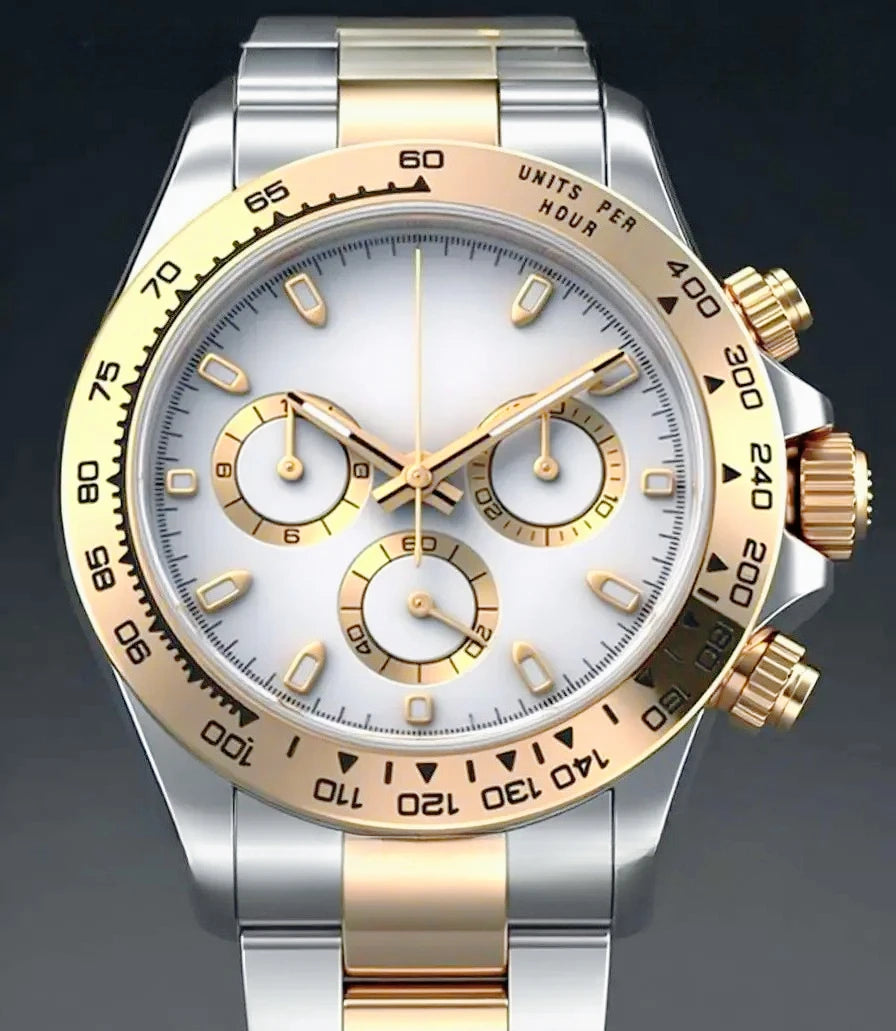 Montre Automatique Homme Acier Inoxydable 904L Calendrier Lumineuse – CLEVI Paris