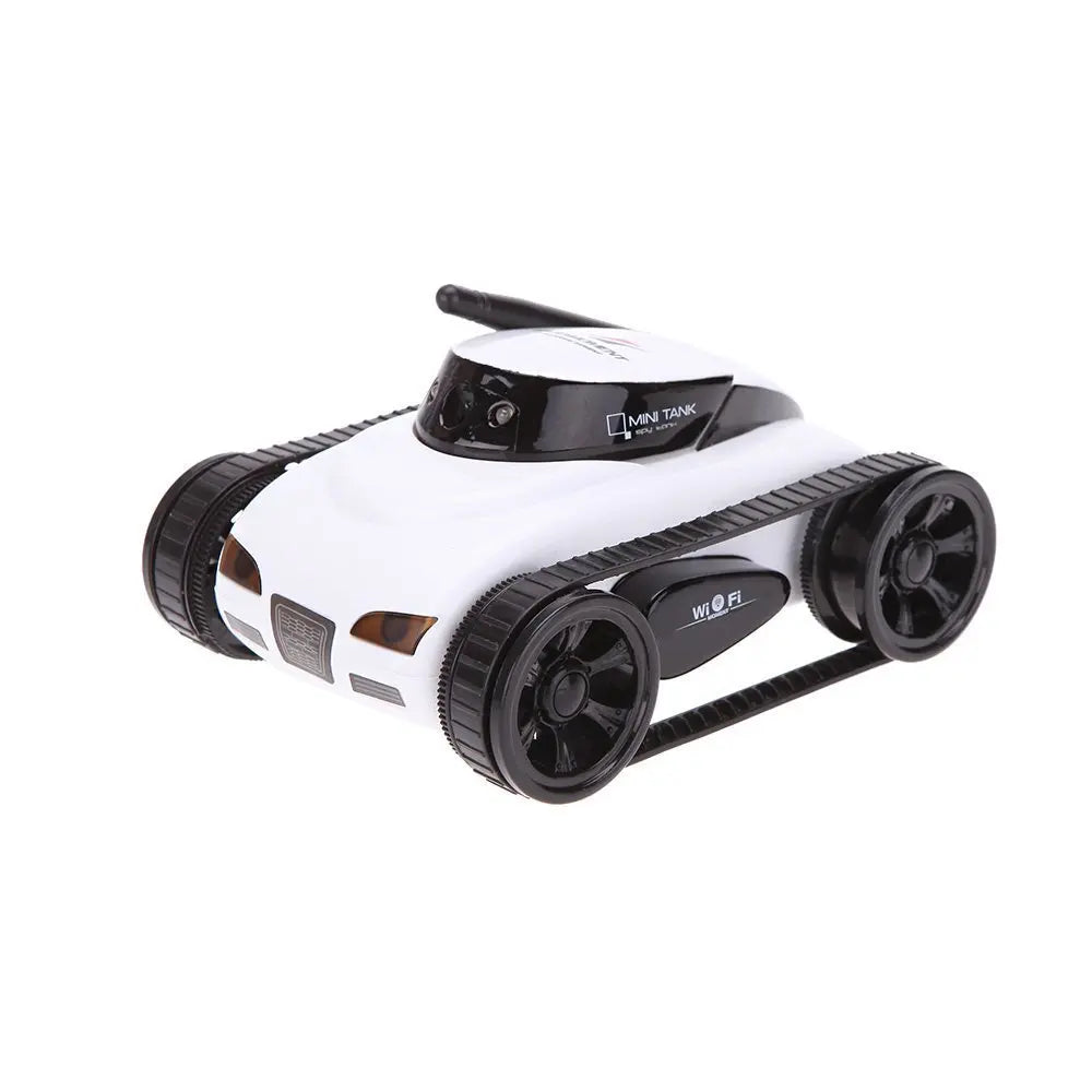 Tank Télécommandé WiFi avec Caméra HD – FPV Temps Réel, Contrôle App, Robot Espion