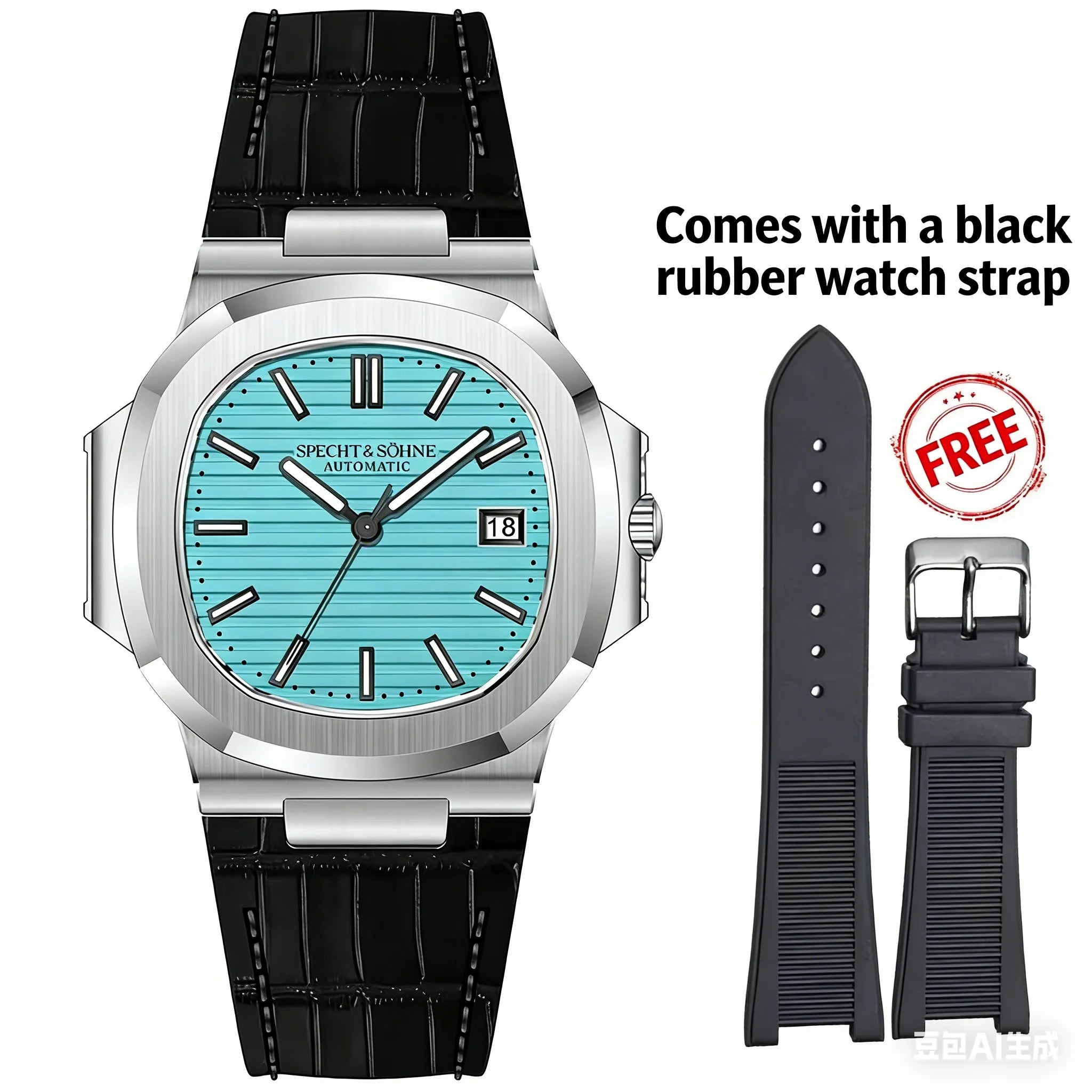 Montre Automatique Homme Specht & Söhne 40MM Acier Verre Saphir 50M – CLEVI Paris