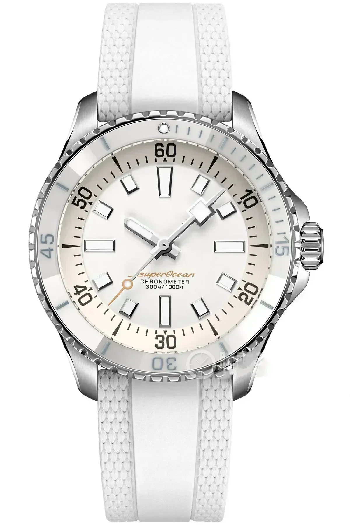 Montre Homme Automatique Luxe Acier Verre Saphir Couronne Vissée Cytupr – CLEVI Paris