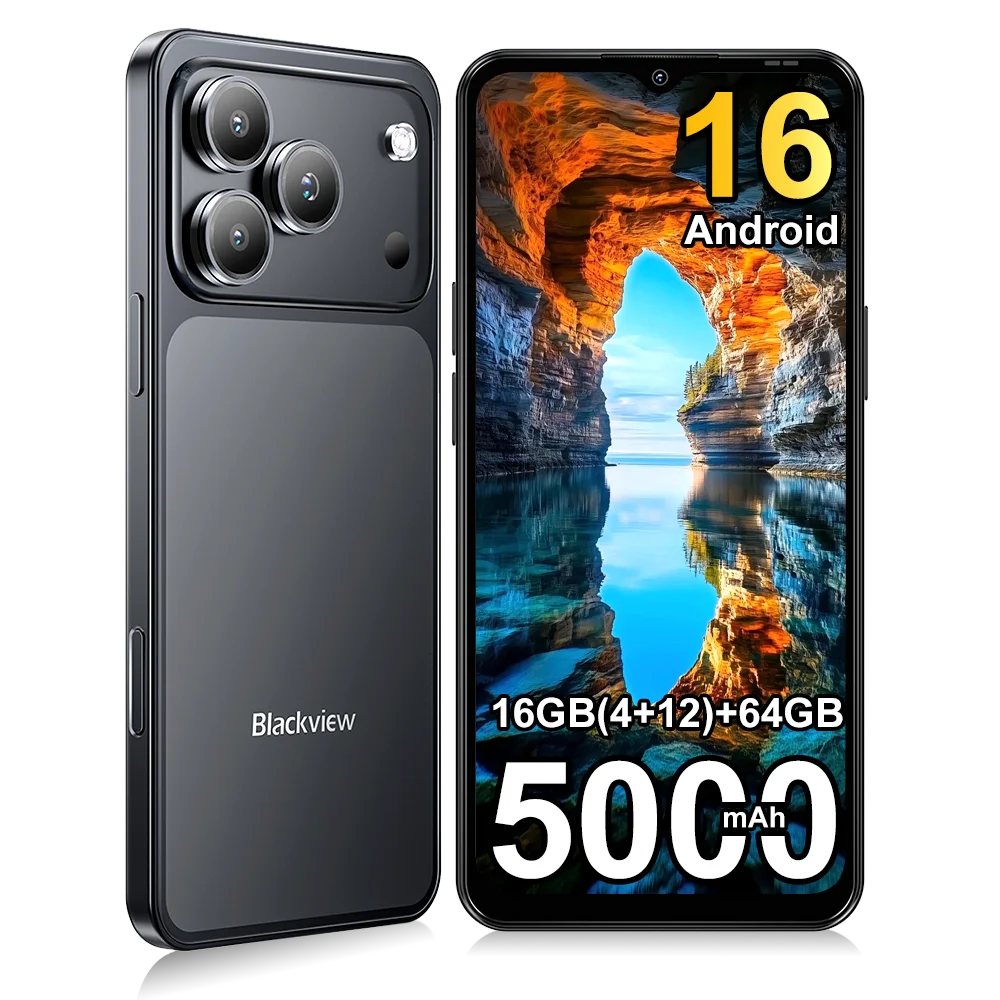 Blackview WAVE 7C Smartphone 4G Android 16 6,56" IPS 5000mAh 32MP Double SIM – CLEVI Paris