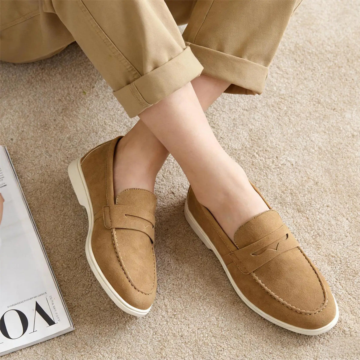 Mocassins homme à enfiler, style décontracté – CLEVI Paris