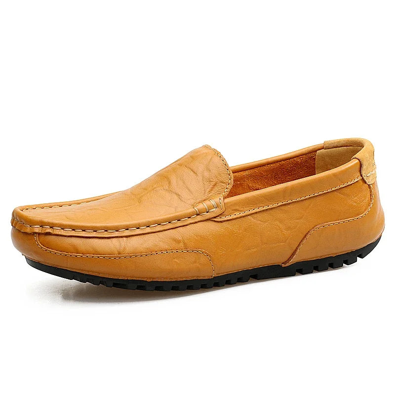 Mocassins Cuir Véritable Ajourés Homme Respirants Slip-On | 7 Coloris – CLEVI Paris
