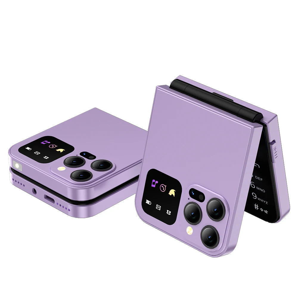 Téléphone Clapet SERVO A50 PRO – 2,4", Dual SIM 2G, Bluetooth, Enregistrement Appels, Type-C – CLEVI Paris