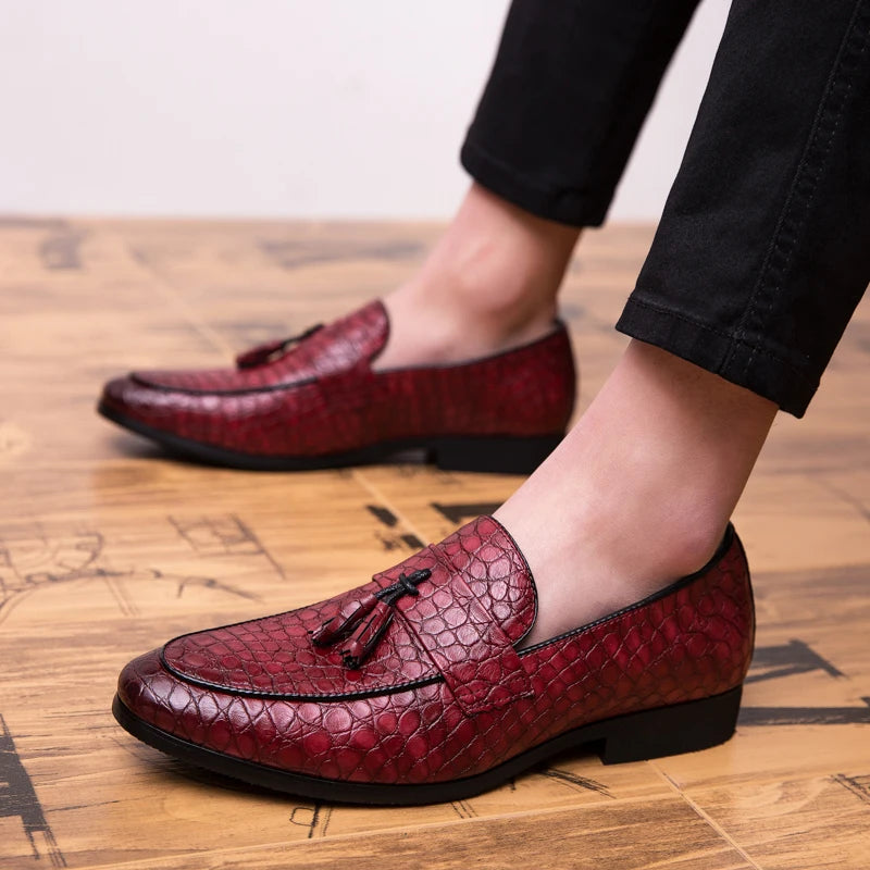 Mocassins homme en microfibre à enfiler – CLEVI Paris