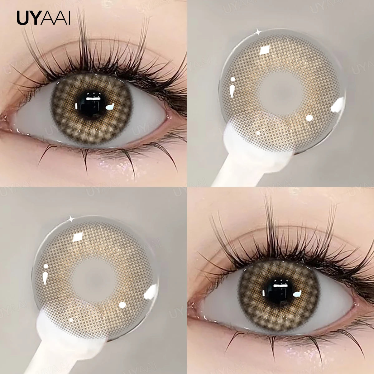 Lentilles de Couleur UYAAI Annuelles 10 Coloris Naturels Maquillage Cosplay – CLEVI Paris