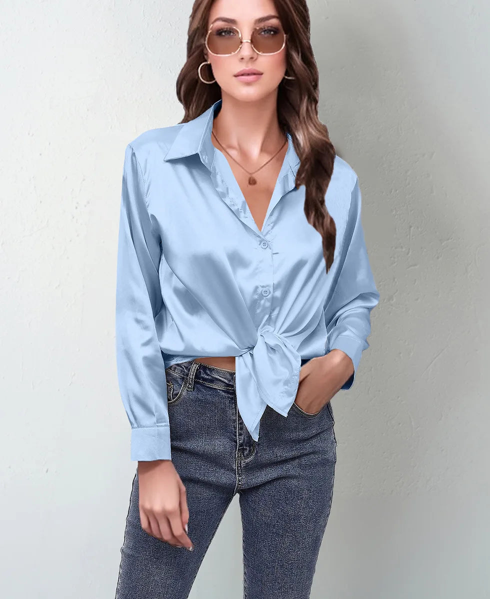 Chemise ample manches longues femme – CLEVI Paris