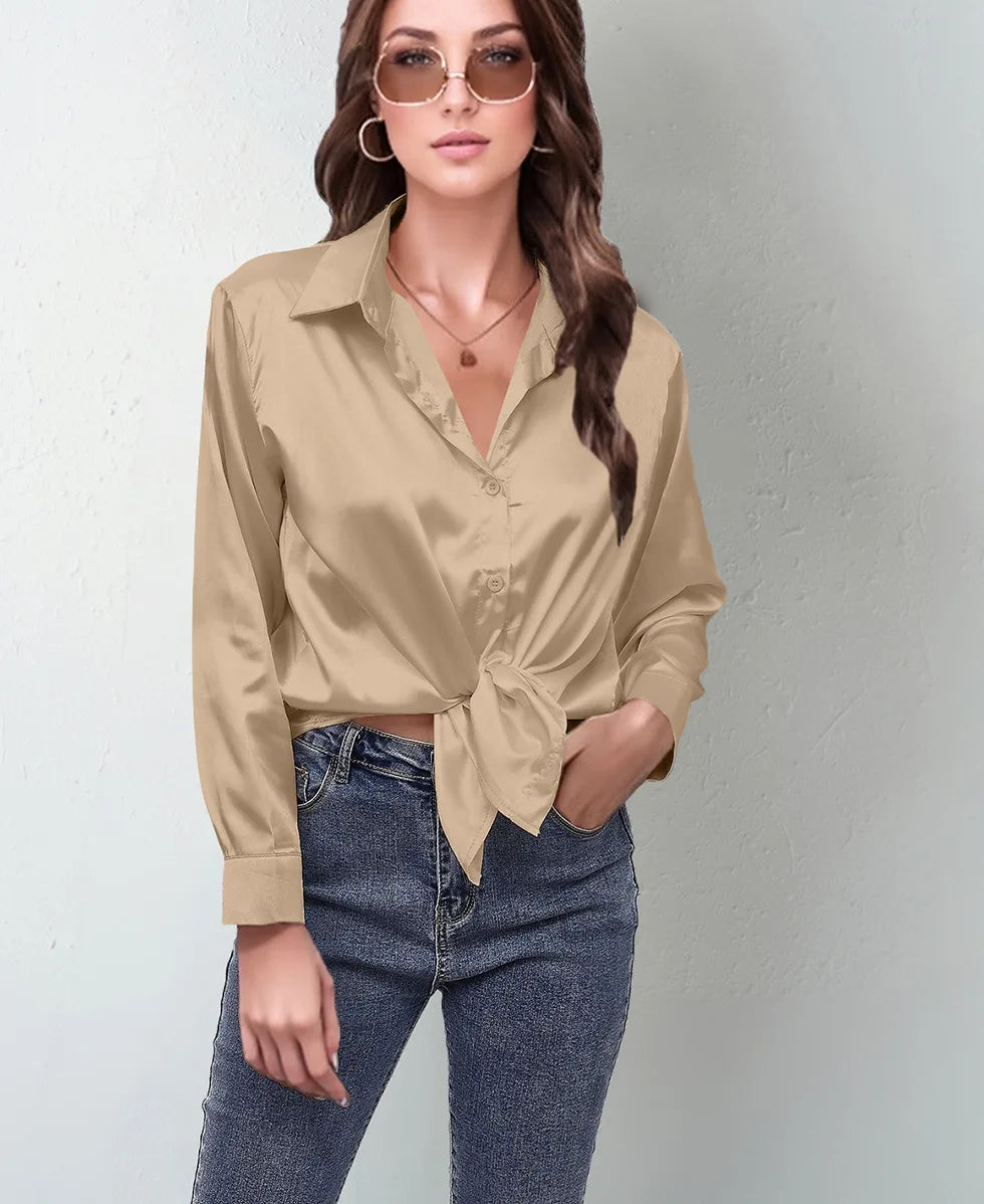 Chemise ample manches longues femme – CLEVI Paris