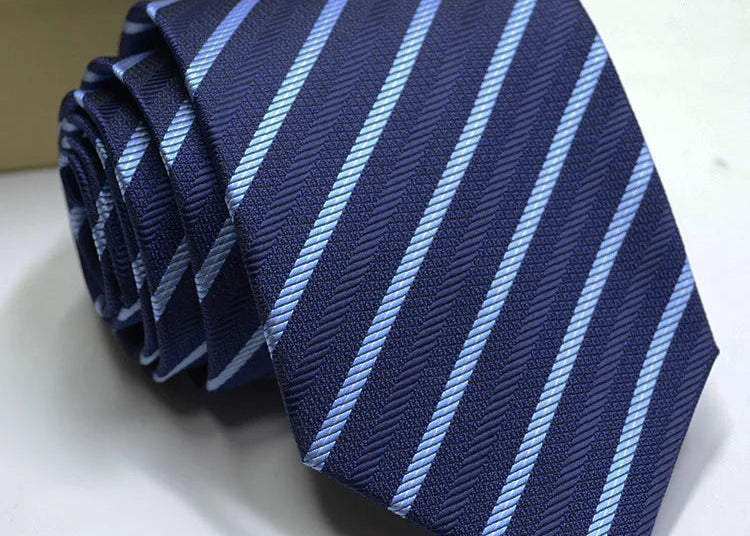 Cravate homme motifs variés 7–8 cm – CLEVI Paris