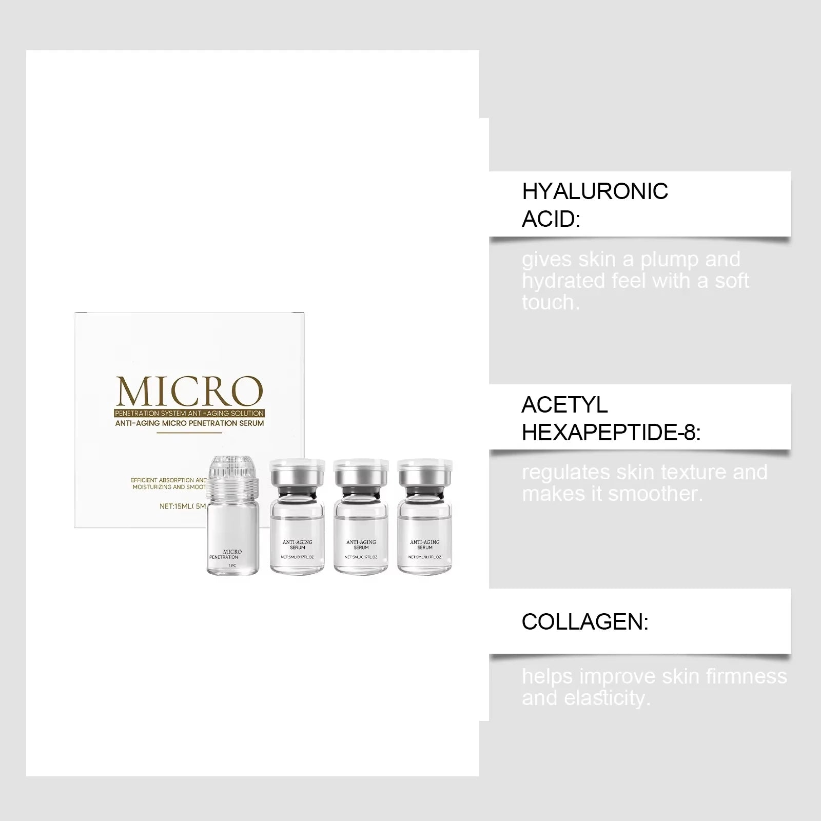 Sérum Collagène Anti-Rides Hydratant Raffermissant – CLEVI Paris