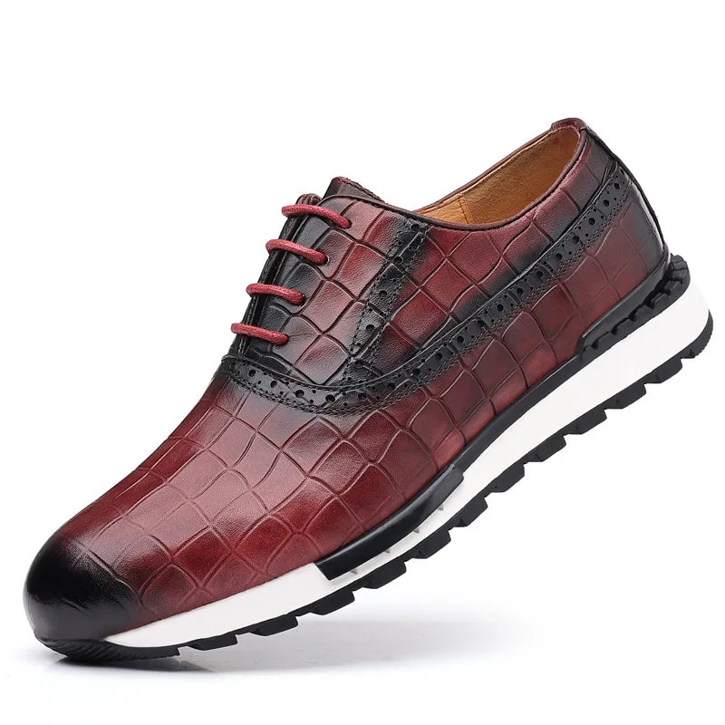 Chaussures Cuir Véritable Homme | Oxford Lacets Imperméable Outdoor