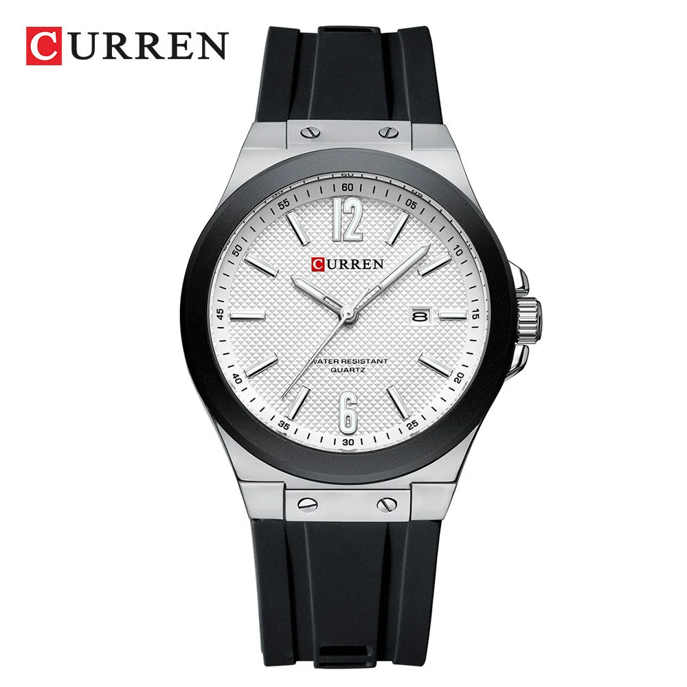 Montre Chronographe Homme CURREN 8442 – Bracelet Silicone Sport