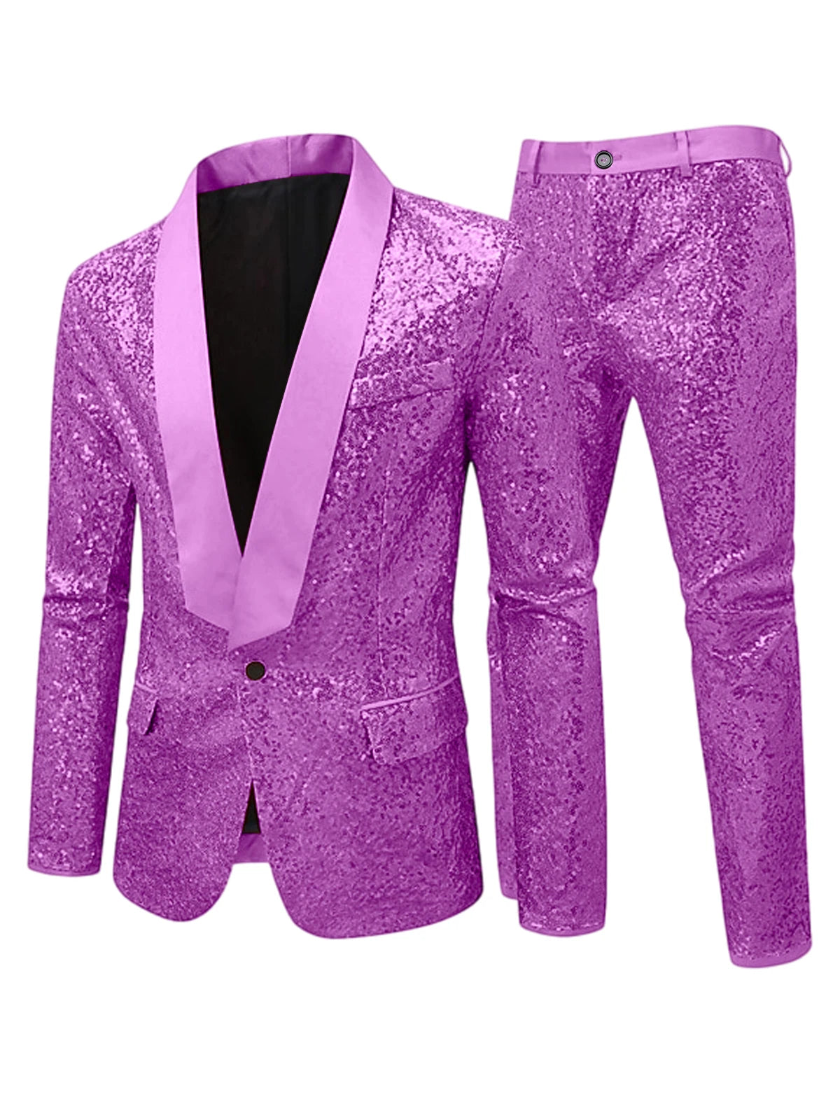 Costume Smoking Sequins Homme 2 Pièces – CLEVI Paris