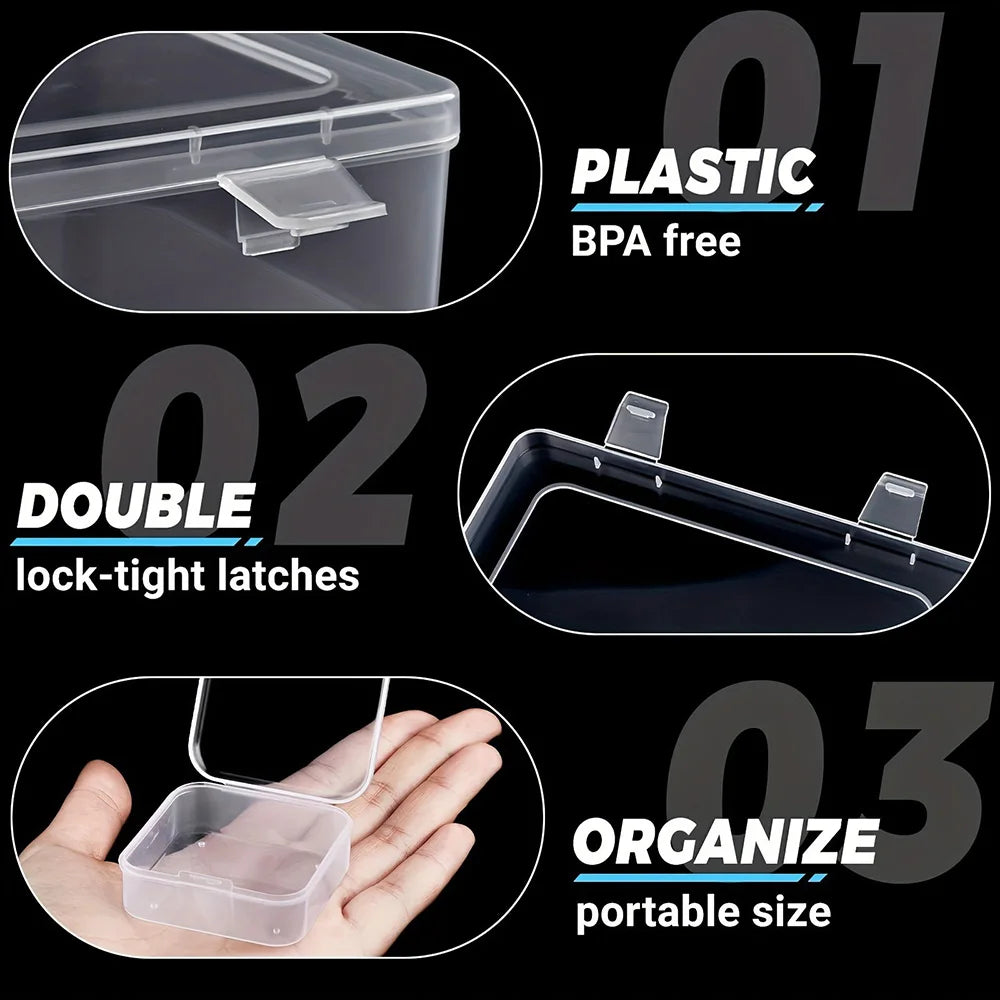 Boîte de Rangement Plastique Multi-Cases | Diamond Painting, Nail Art, Bijoux & Strass – CLEVI Paris