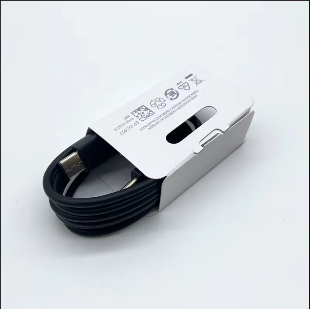 Chargeur Rapide 25W Samsung USB-C — Prise EU, Compatible Galaxy S25/S24/S23/Z Flip/Fold | CLEVI Paris