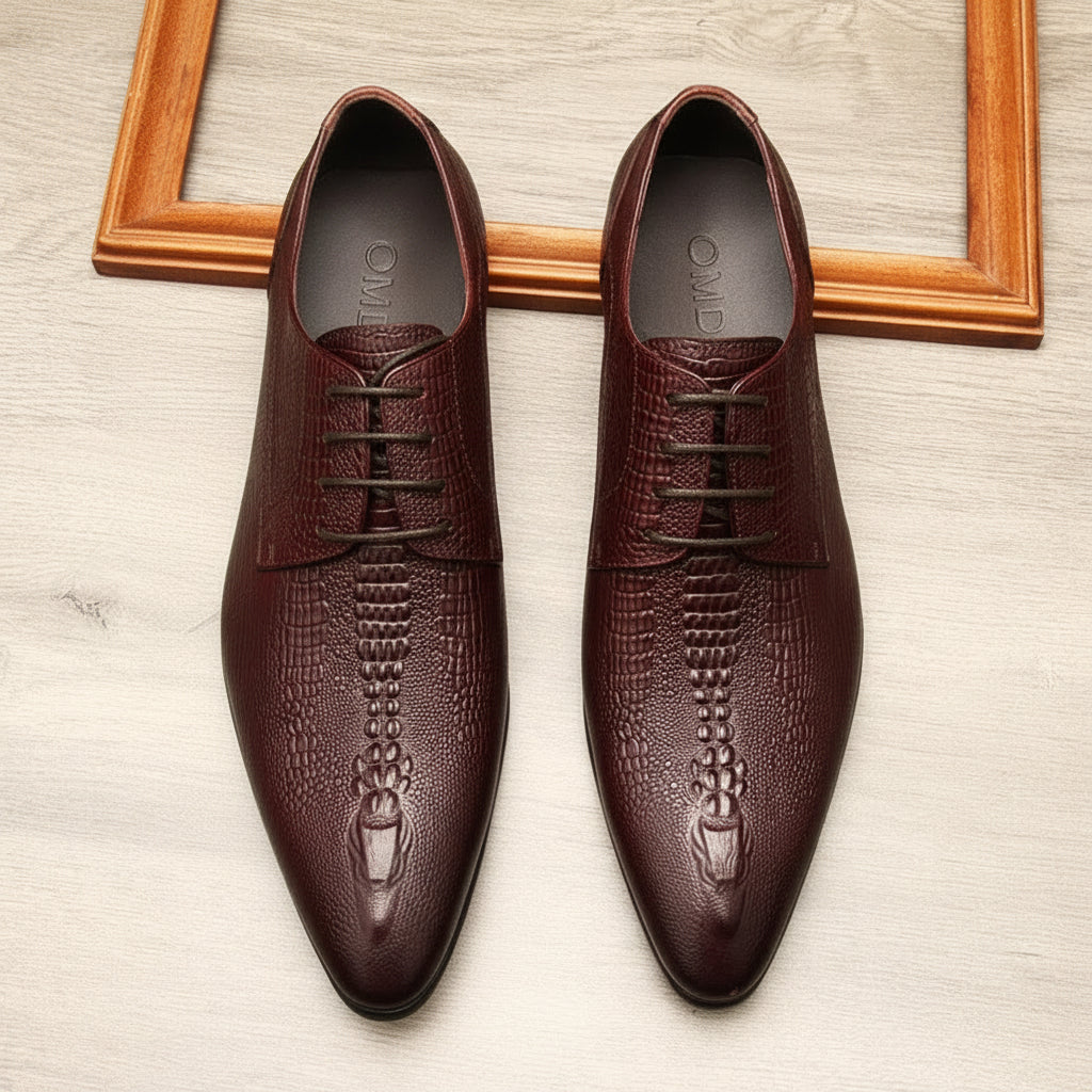 Oxford Homme Cuir Véritable Multi-Style – CLEVI Paris