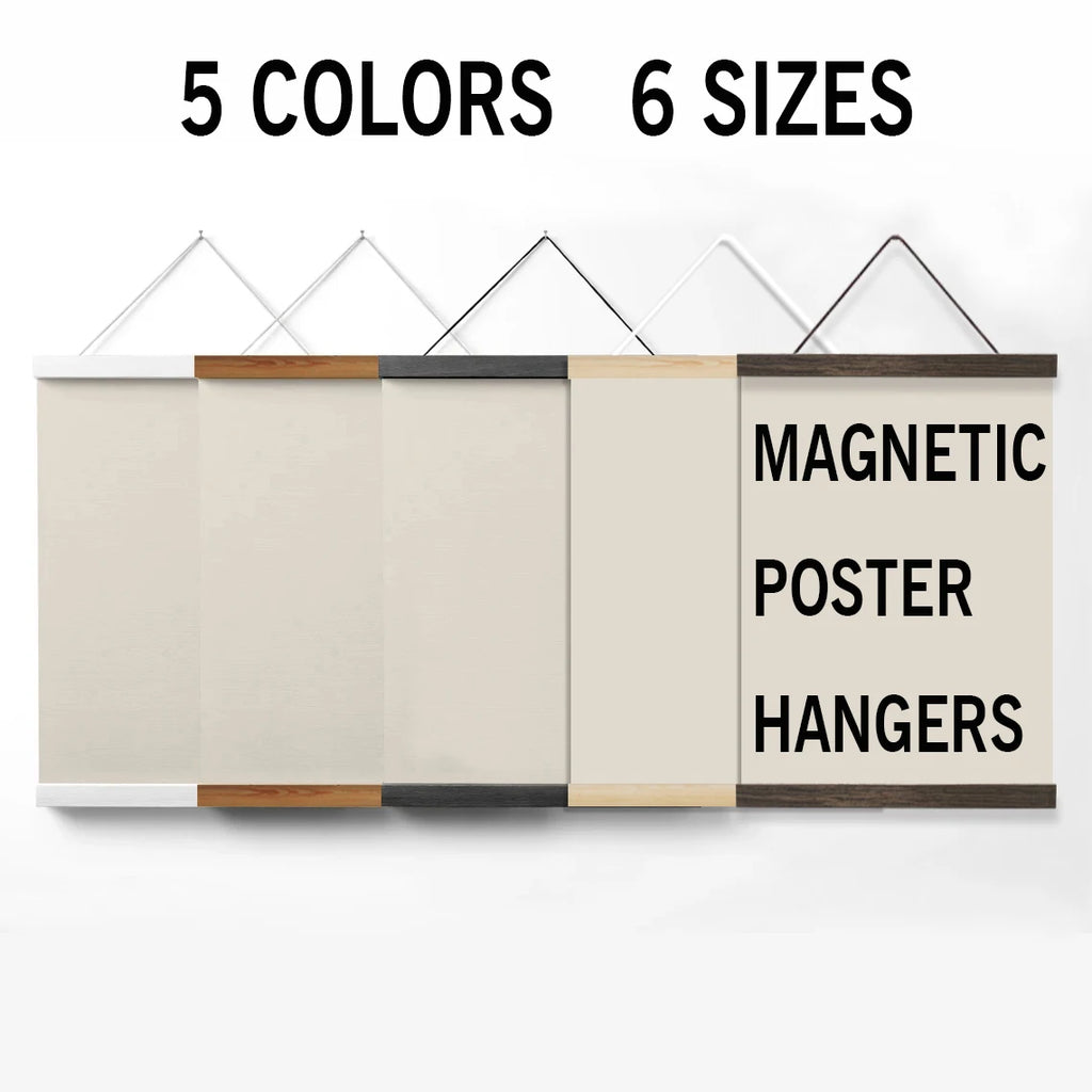 Porte-Affiche Magnétique en Bois — CLEVI Paris