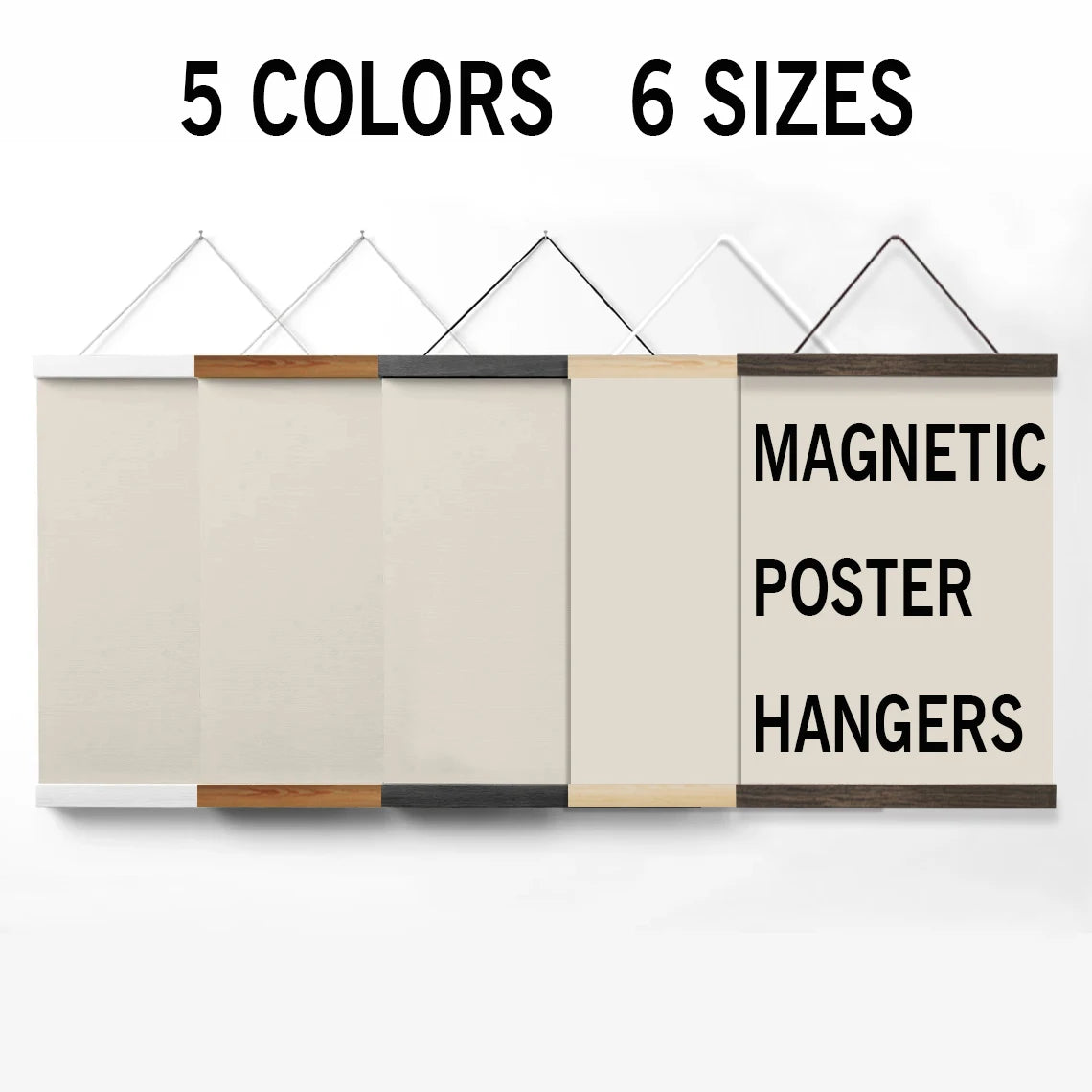 Porte-Affiche Magnétique en Bois — CLEVI Paris