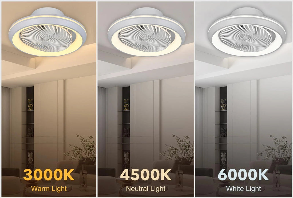 Plafonnier ventilateur avec télécommande – CLEVI Paris