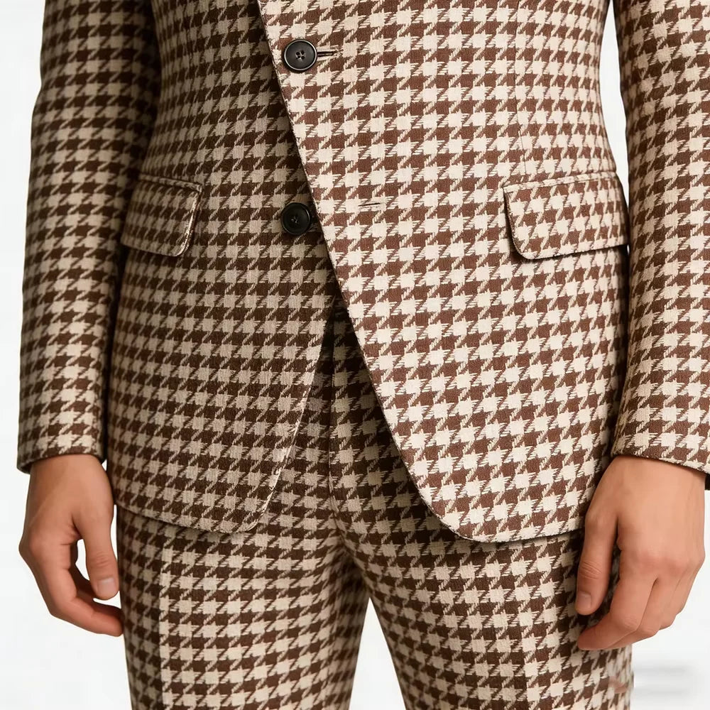 Costume Homme Col Mandarin 2 Pièces – CLEVI Paris