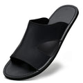 Sandales Homme Été – Cuir PU Semelle EVA Antidérapante, Style Casual Plage | Noir, Kaki ou Marron