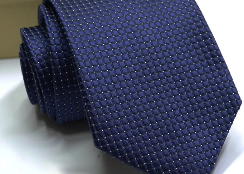 Cravate homme motifs variés 7–8 cm – CLEVI Paris