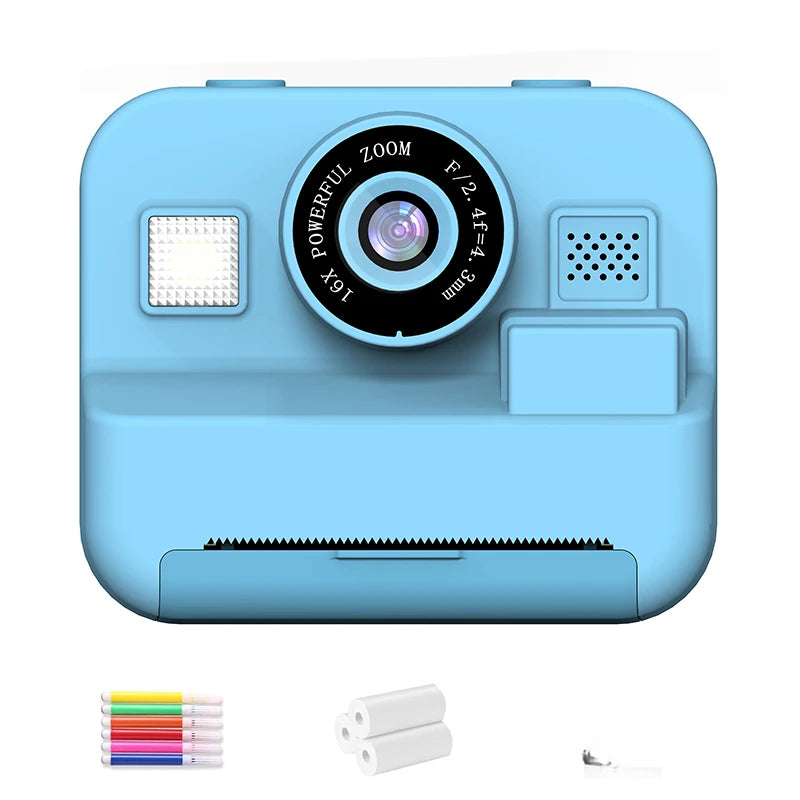 Appareil Photo Instantané Enfant 48MP – Impression Thermique, Écran 2.4", Vidéo 1080P