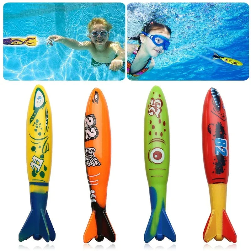 Jouets de Plongée Piscine Enfants – Requins, Fusées, Anneaux & Plus – CLEVI Paris