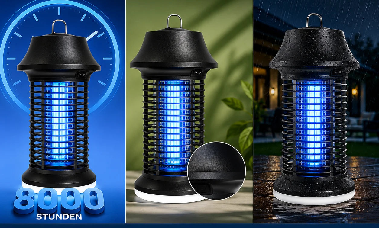 Raquette Anti-Moustiques Télescopique 2-en-1 Lampe UV Type-C Rechargeable Chambre & Outdoor – CLEVI Paris