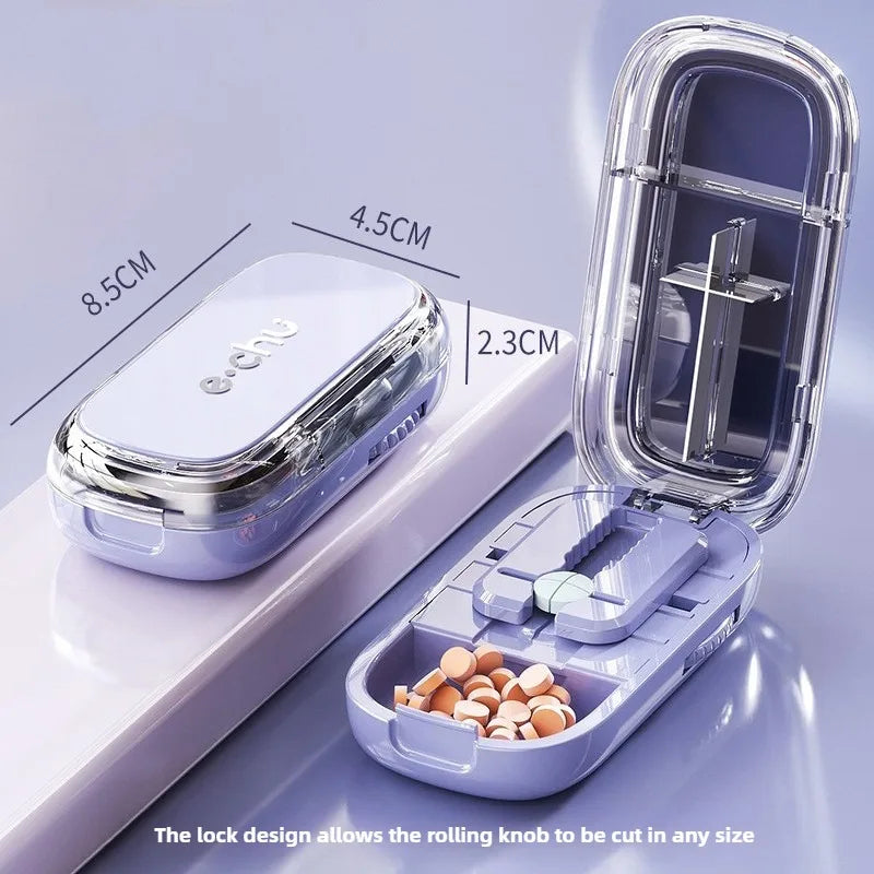 Coupe-comprimés portable avec rangement – CLEVI Paris