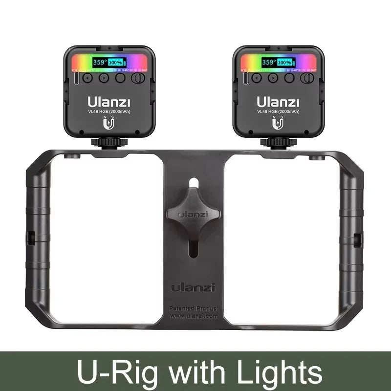 Mini lampe LED Ulanzi VL49, versions et kits – CLEVI Paris
